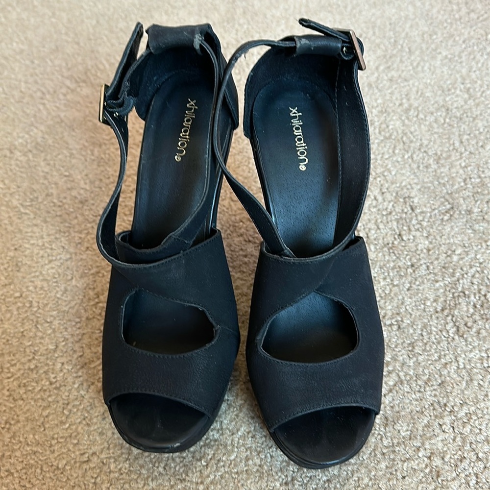 Brand New Black Wedge Heels